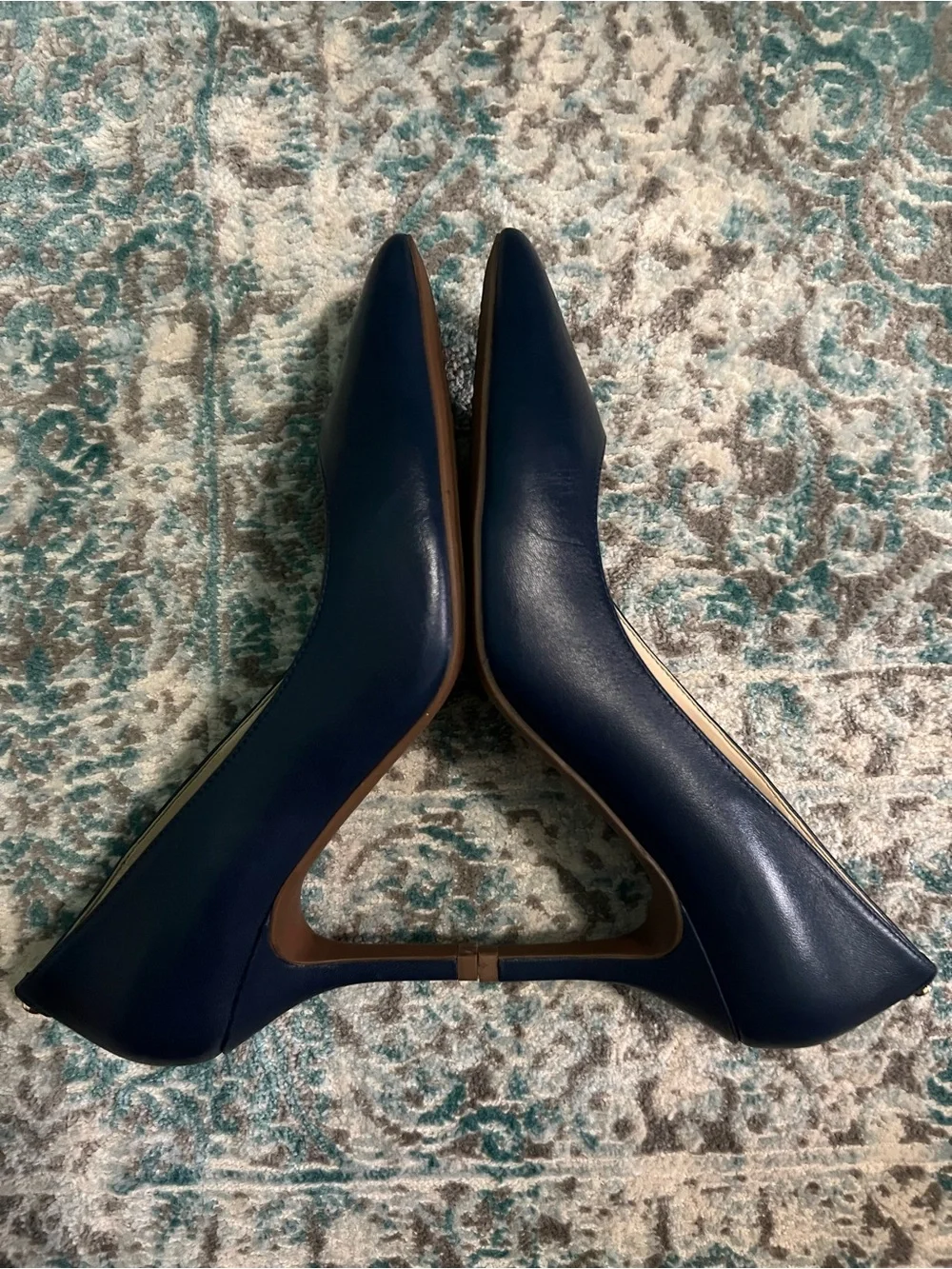 Cole Haan The Go-To Stiletto Pumps Navy Blue